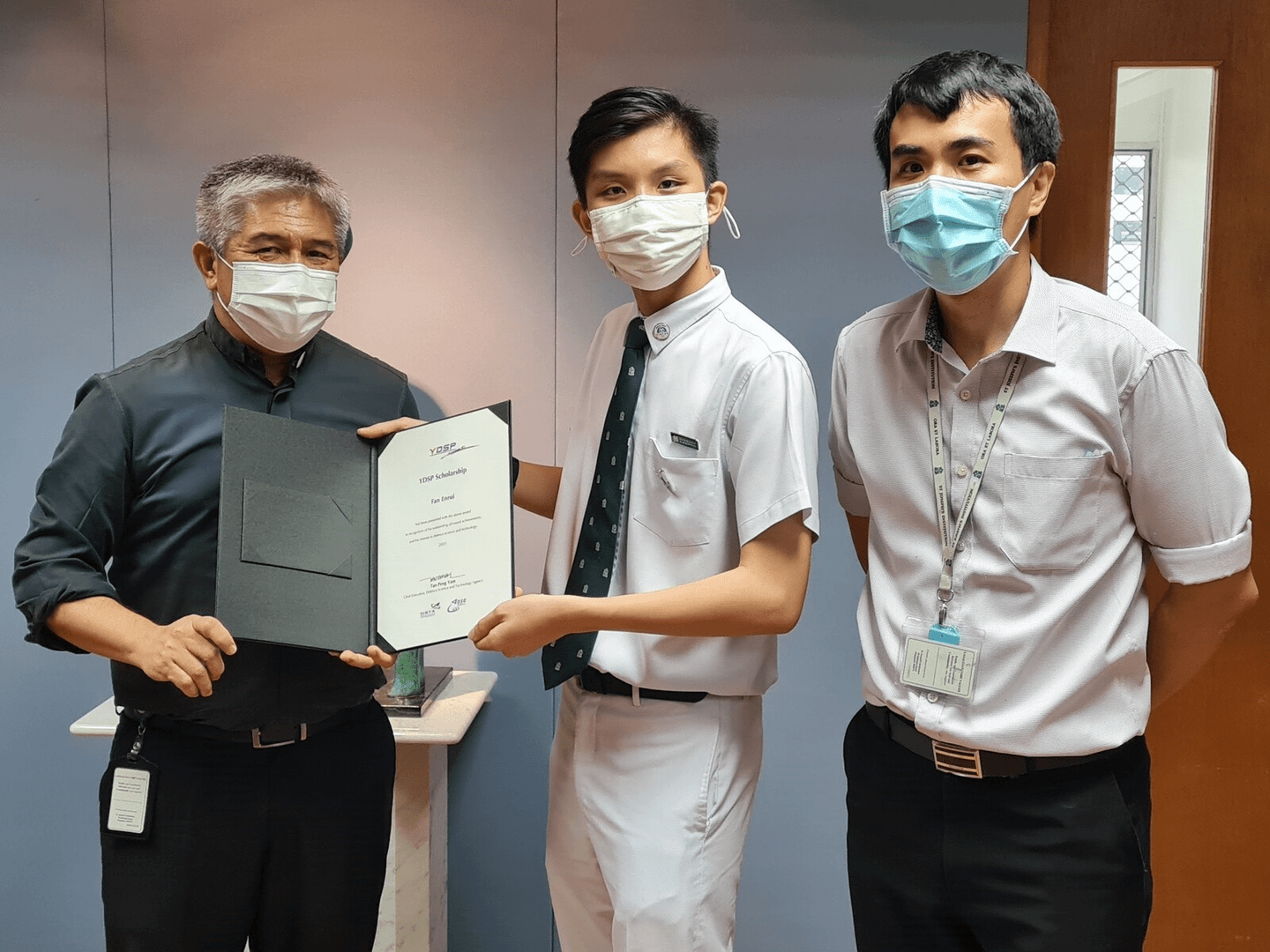 gif of Josephians receiving scholarships
